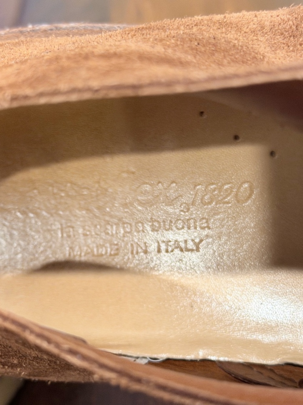 Astorflex Whiskey Beige Suede Greenflex Desert Chukka Boots Italian men’s 42 - Picture 14 of 14